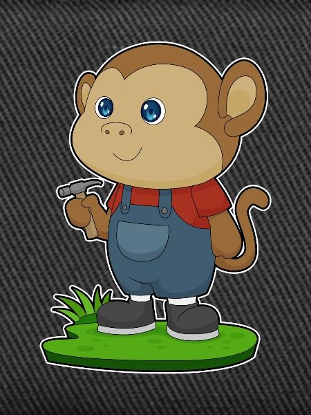Monkey Craftsman Hammer Craft