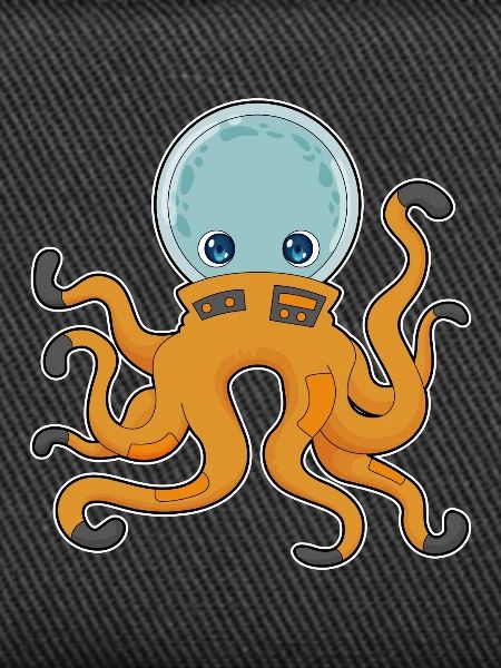 Octopus Astronaut Space