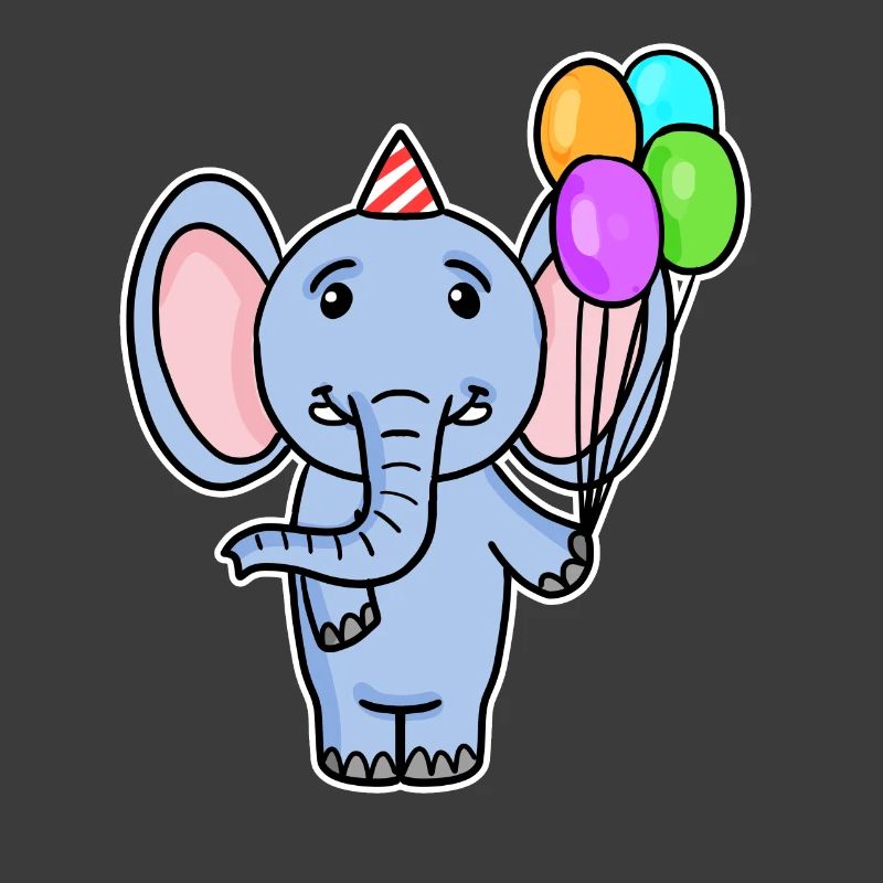 Elefant Geburtstag Luftballon