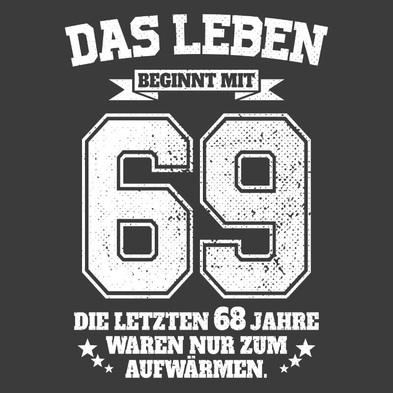 69. Geburtstag Geschenk Das Leben Beginnt Mit 69