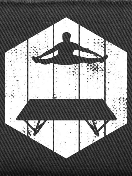 Lustiger Trampolinspringer
