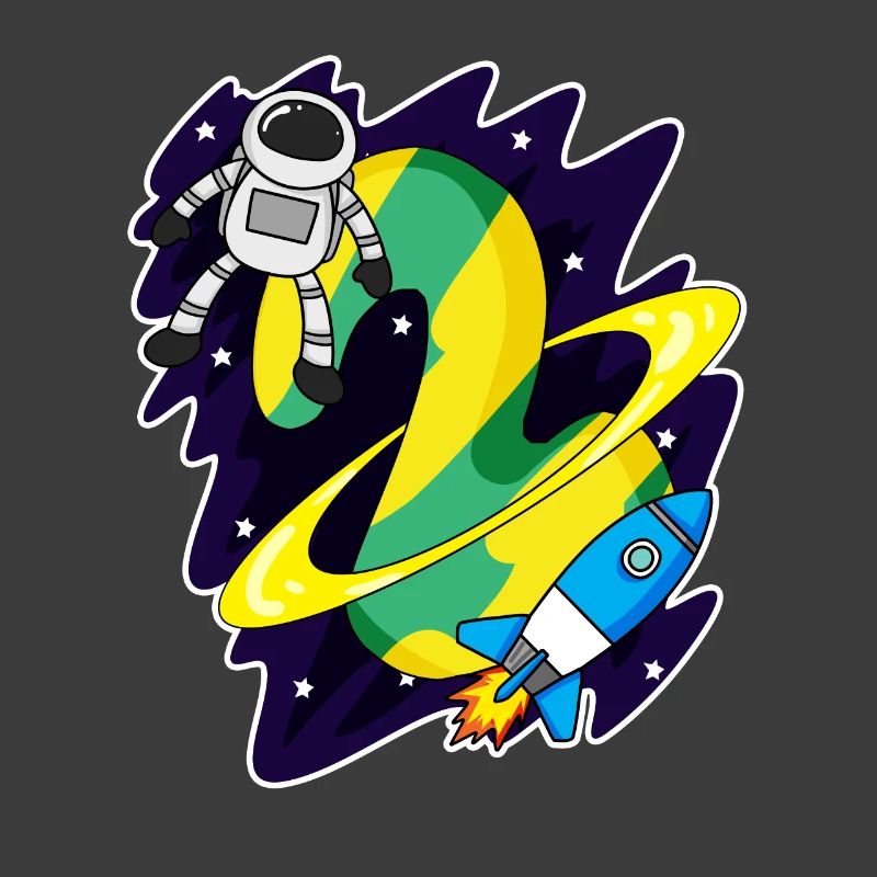 2 Geburtstag Junge Astronaut - zwei Jahre