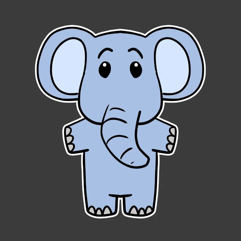 Mignon petit éléphant
