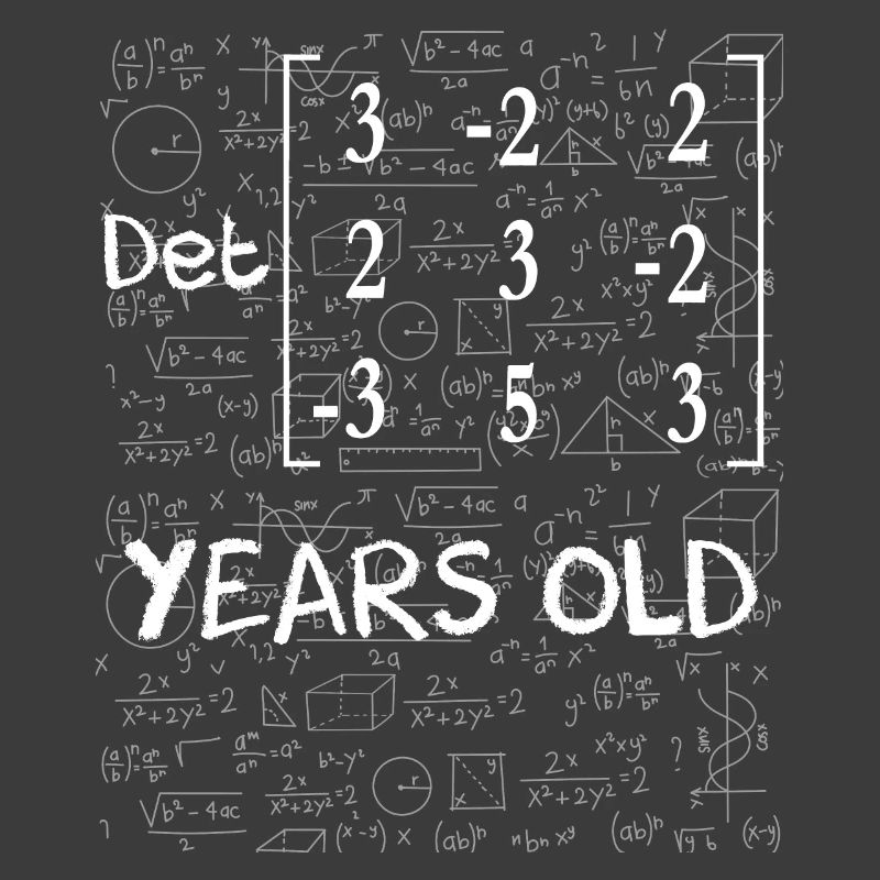 95th birthday 95 years matrix determinant