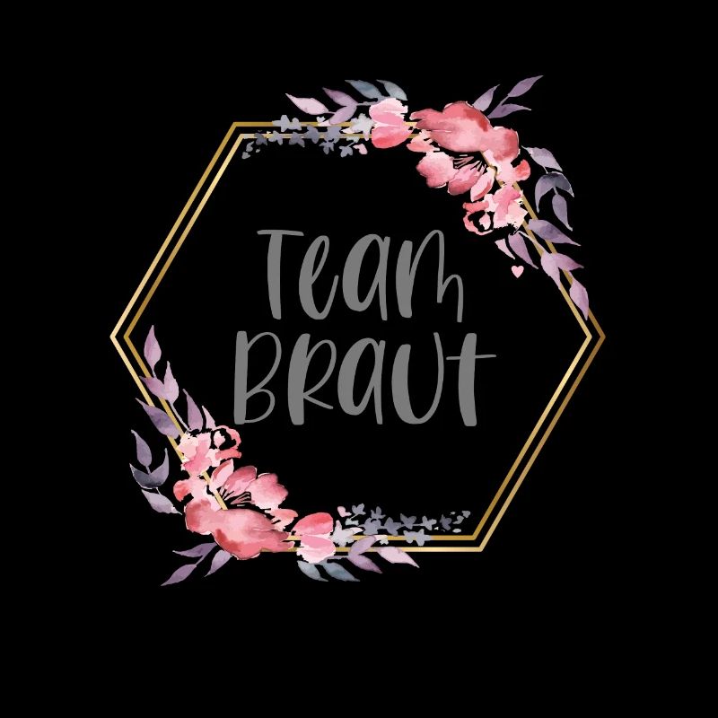 Team Braut Verlobung Boho Team Bride Geschenk