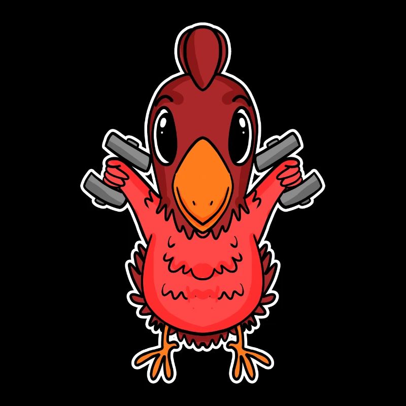 Chicken Dumbbell Training Strength Training Fitness