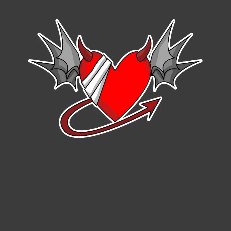 Ailes de cœur d’ange Devil Devil Wings