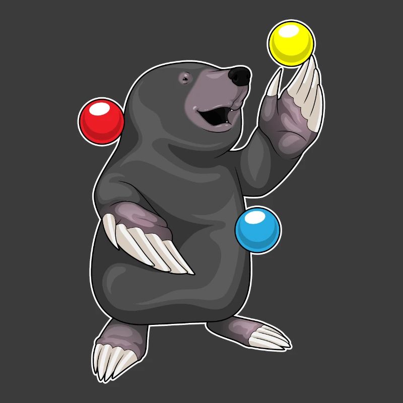 Mole Juggler Juggling