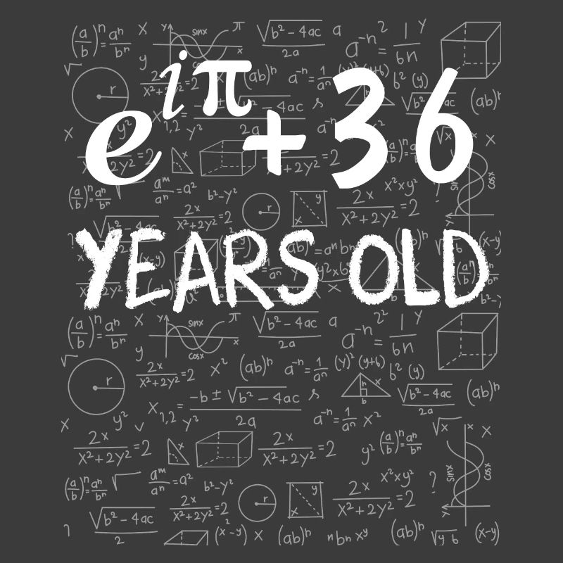 35th birthday 35 years Euler Identity math gift