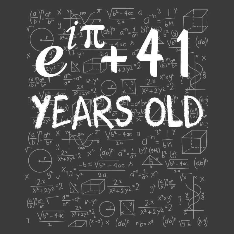 40e anniversaire 40 ans Euler Identité cadeau math