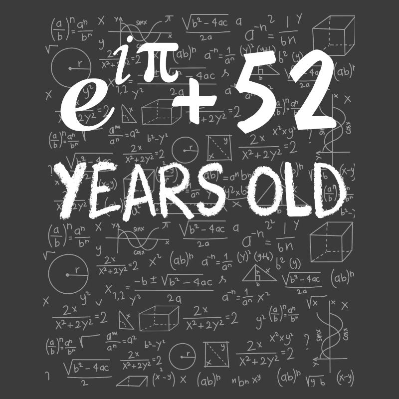 51e anniversaire 51 ans Euler Identité cadeau math