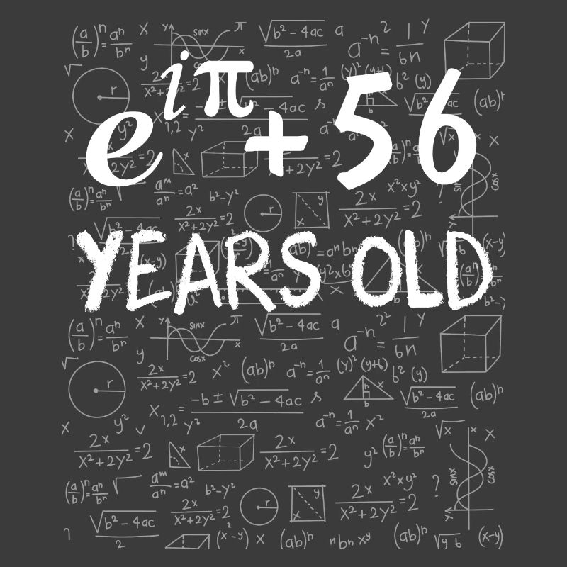 55th birthday 55 years Euler Identity math gift
