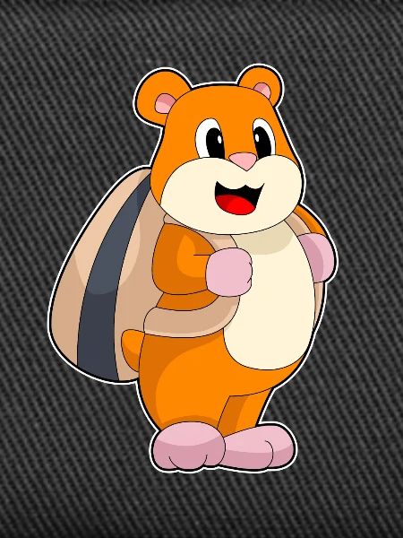 Hamster Student Backpack School