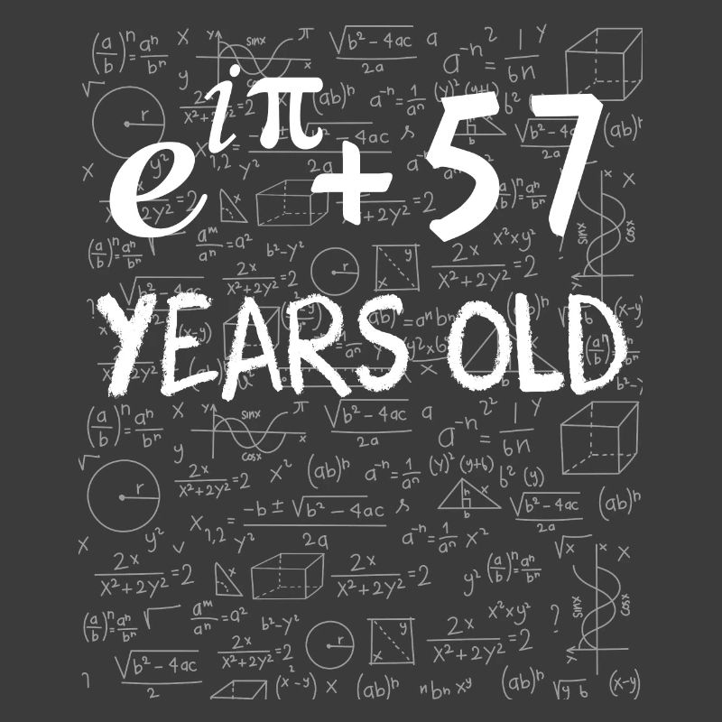 56e anniversaire 56 ans Euler Identité cadeau math