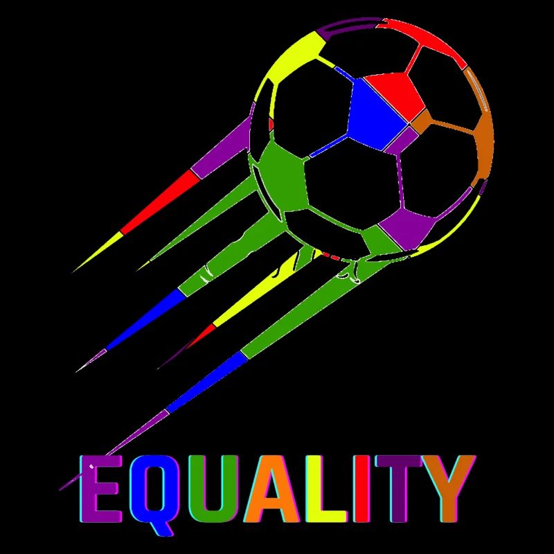 Soccer Rainbow World Cup Equality