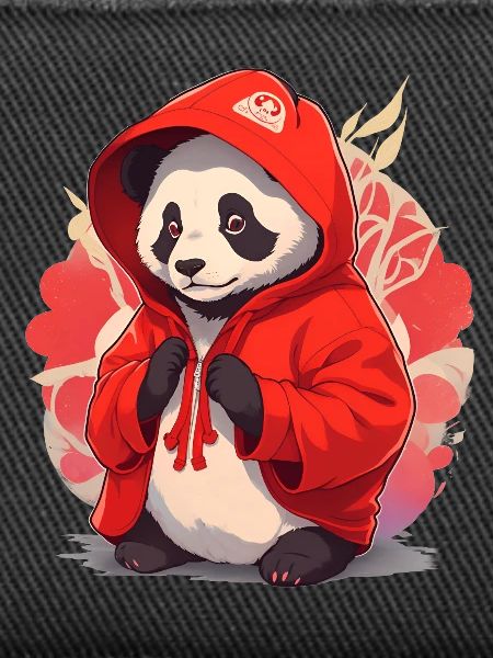 Panda mit Hoody