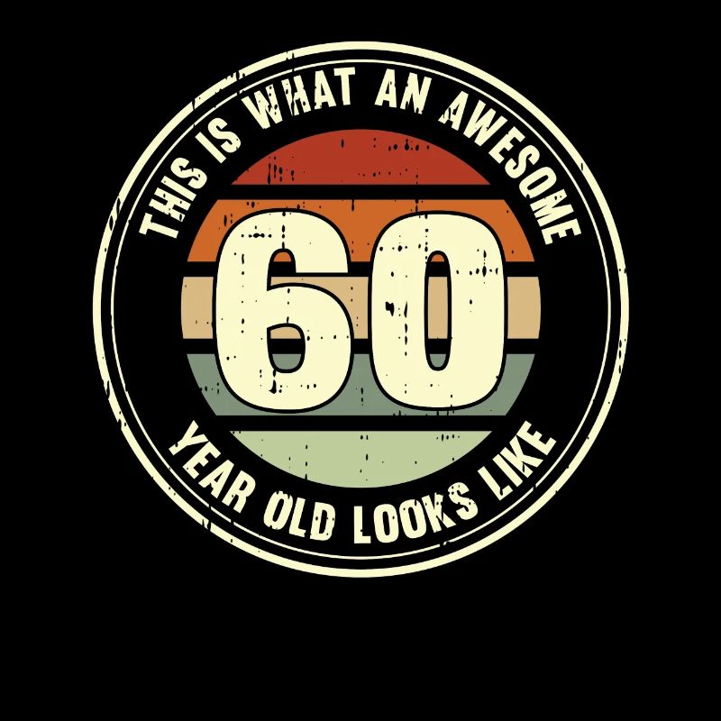 60th birthday so you see with 60 retro gift