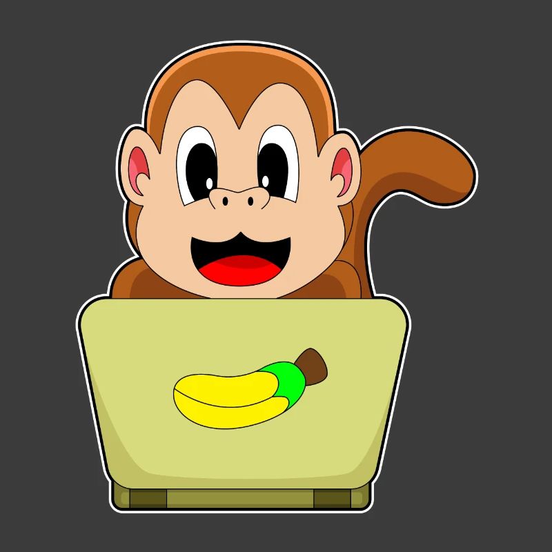 Ordinateur portable Monkey Banana