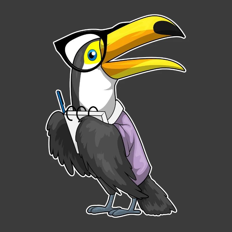 Toucan Secrétaire Bloc-notes