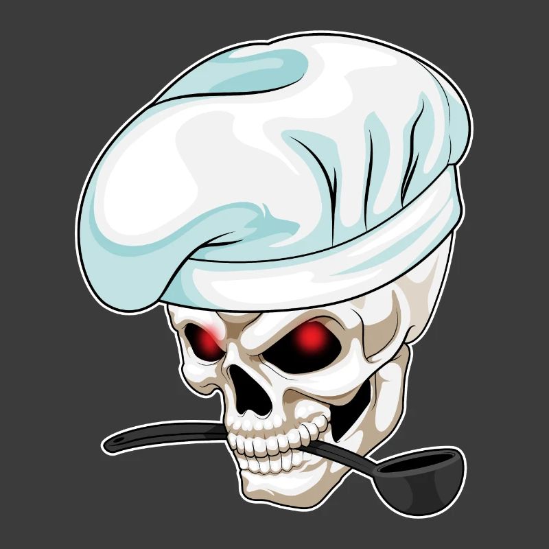 Cuisson de crâne cuillère cuisinière