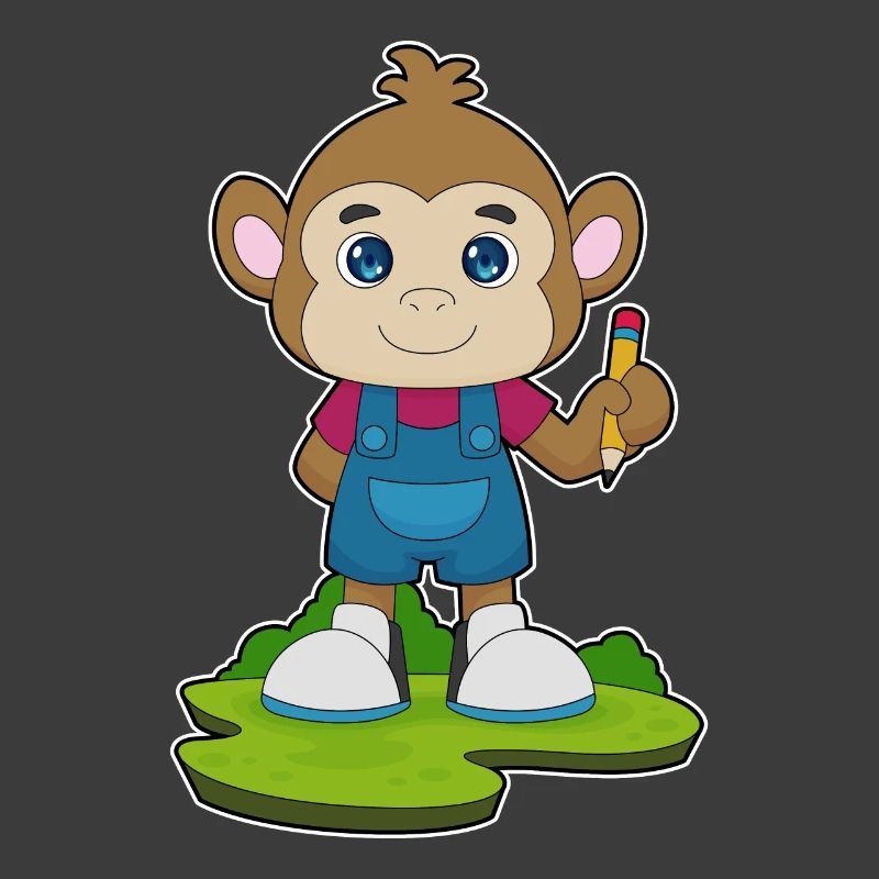 École de crayons Monkey Student
