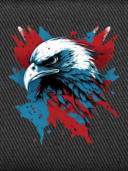 Patriotischer Adler