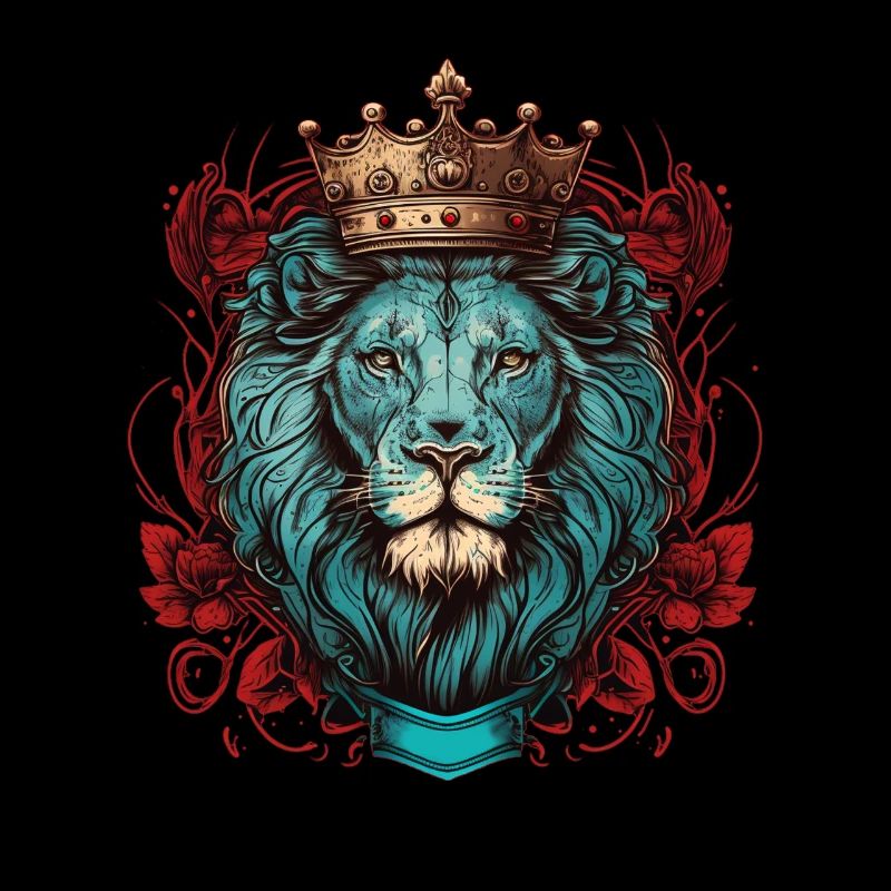 Majestic lion