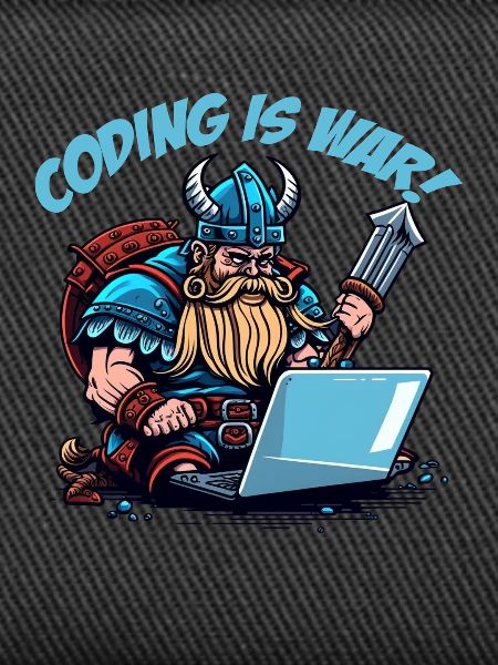 "Coding is war" Wikinger
