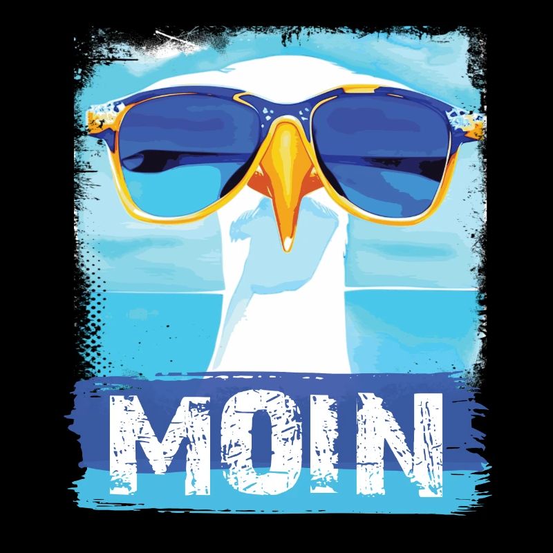 Moin Möwe - blue white Möwen Collection