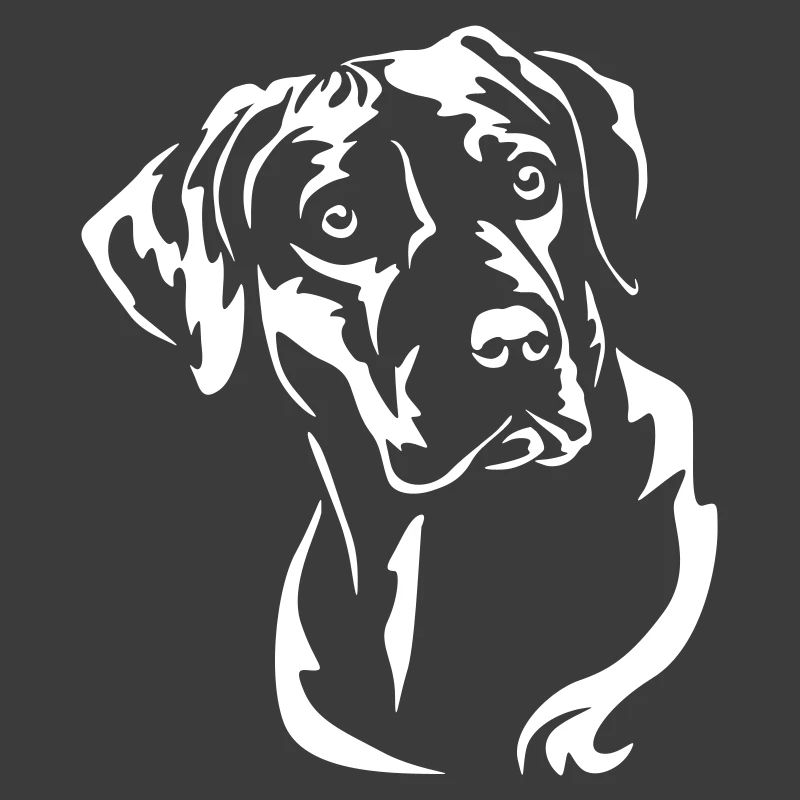 Rhodesian Ridgeback Head "Black Edition"