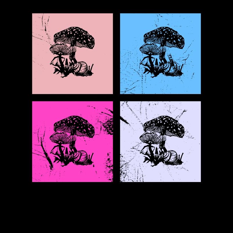 Champignons Champignons Crapaud Crapaud Cadeau Rétro