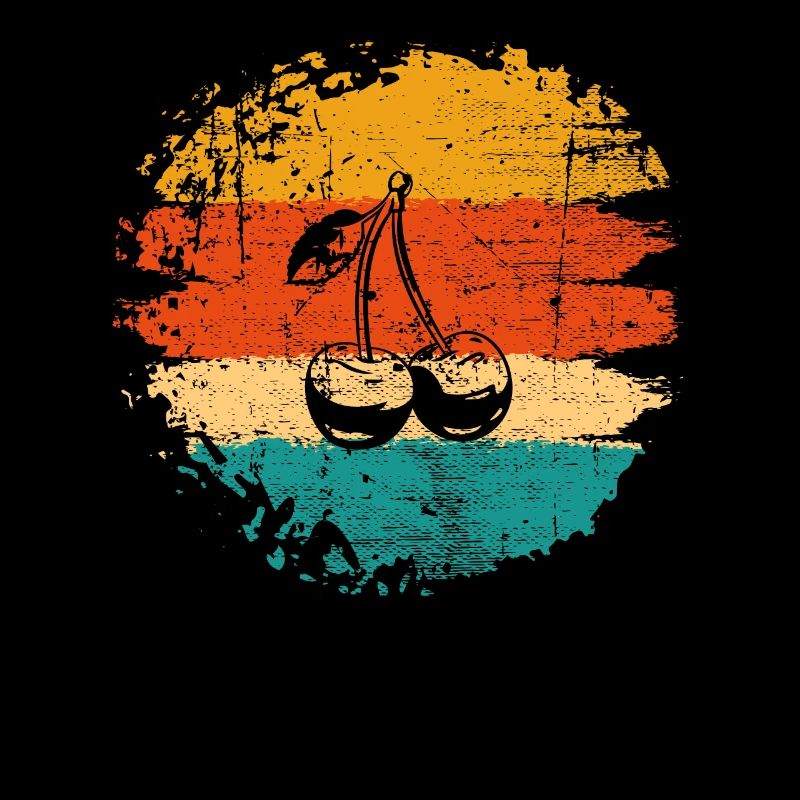 Cherry Retro Fruit Fruit Cherries