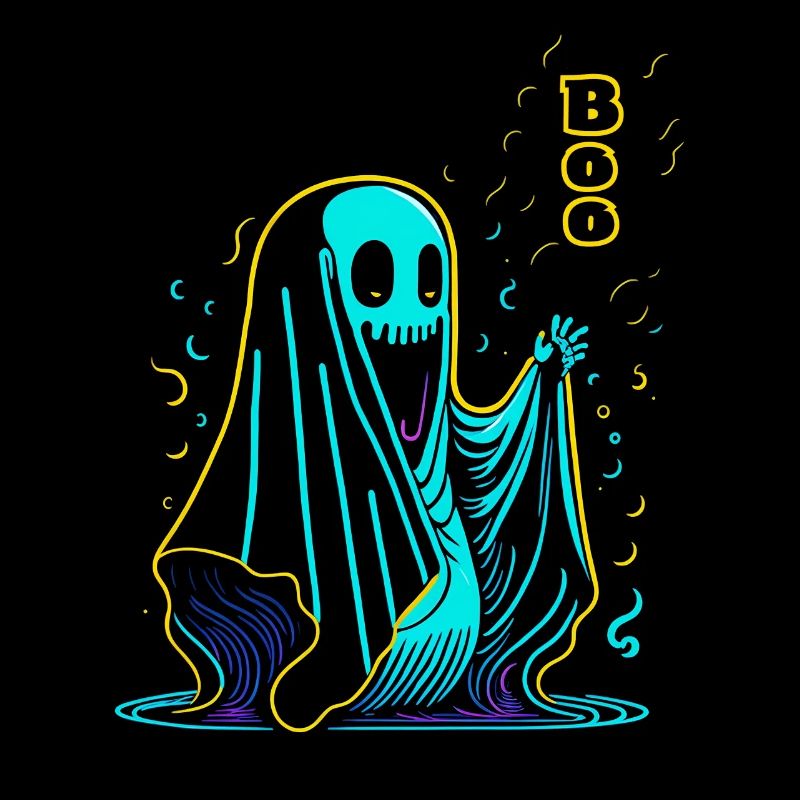 Fantôme d’Halloween négligé