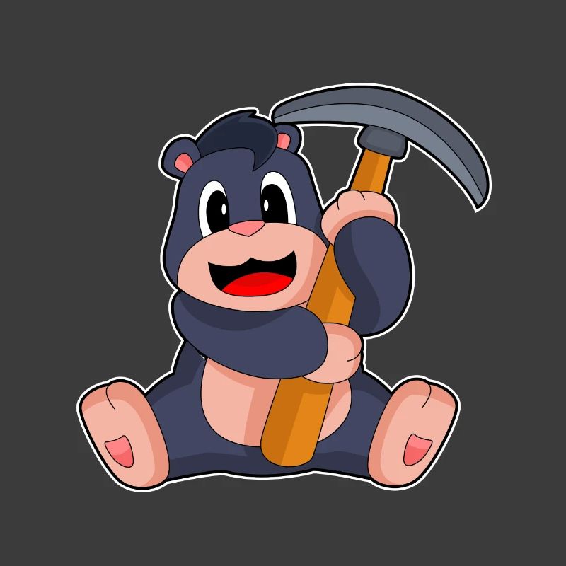 Mole Miner Pickaxe Mining