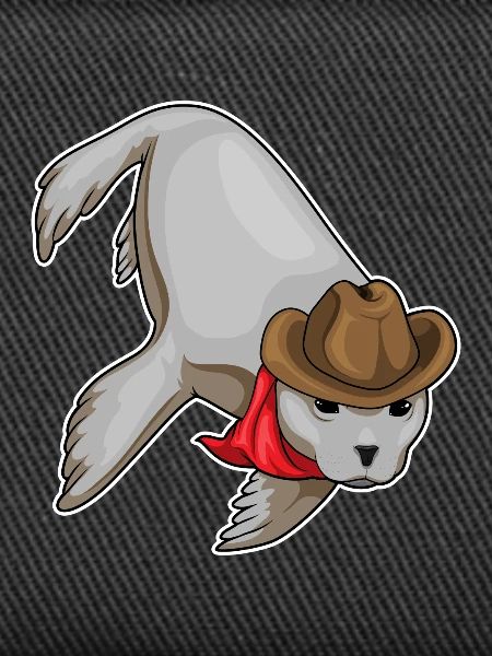 Seal Cowboy Cowboy Hat