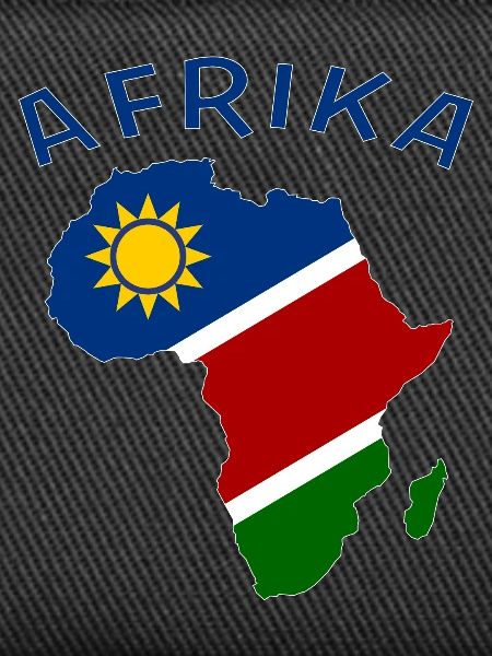 Namibia Map of Africa