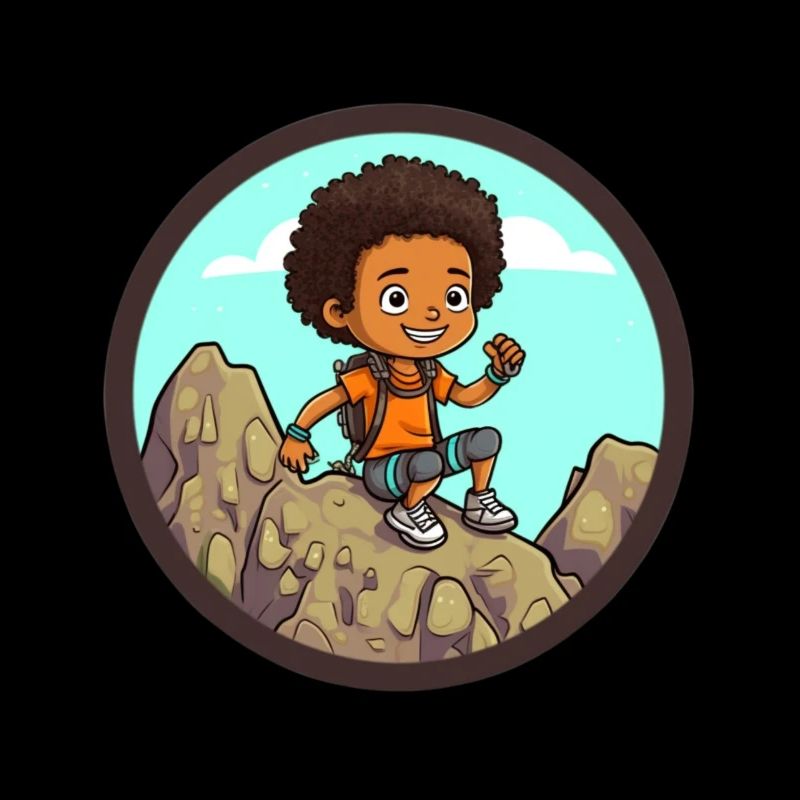 Afro Schwarz Kind Junge Mädchen Empowerment Mädche