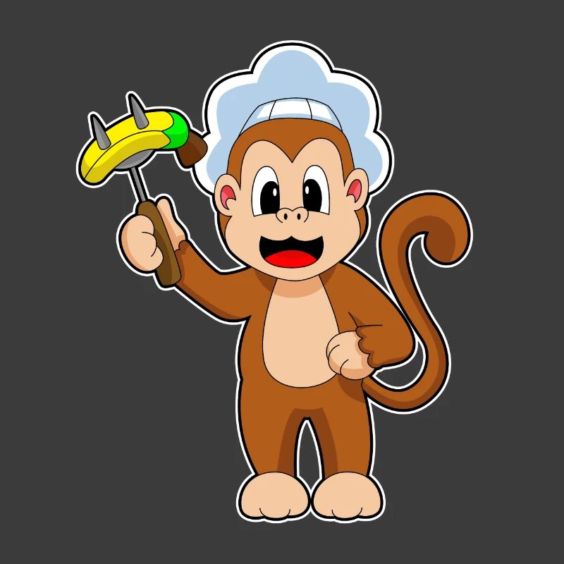 Monkey Cook Banane