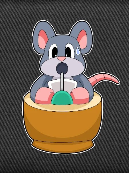 Mouse Secretary Drink Office