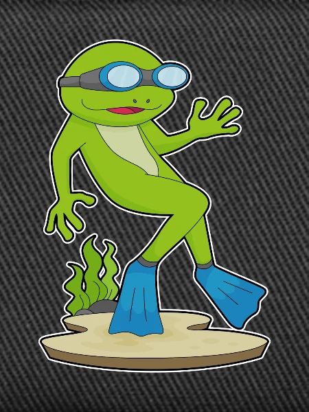 Frosch Taucher Schwimmbrille Tauchen