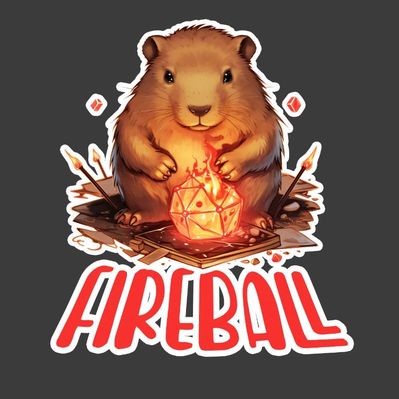 Capybara Magier – Feuerball RPG Design