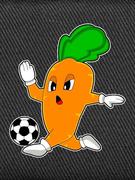 Carrot Soccer Player Soccer