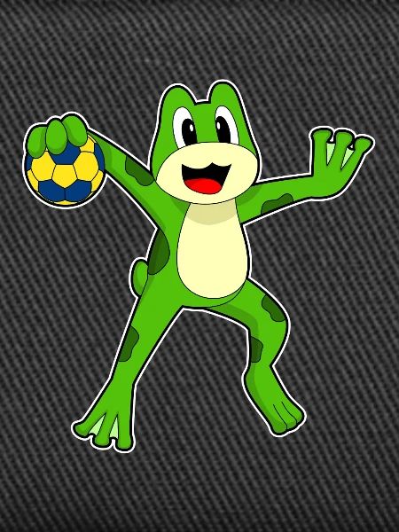 Frog Handball Player Handball