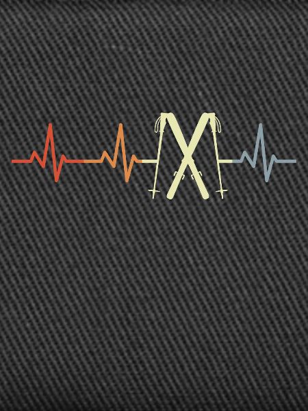 Skier ECG Heartline