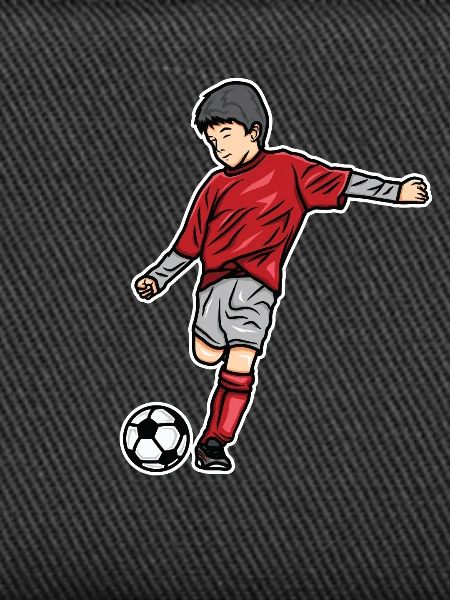 Soccer Child Sketch