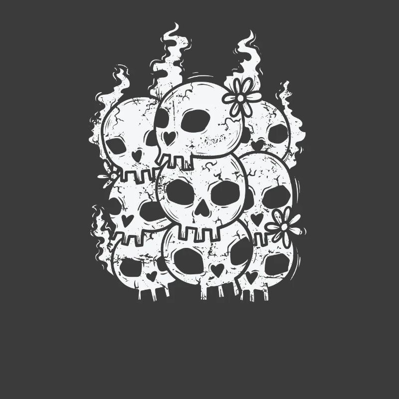 Bone Skull Gothic Style