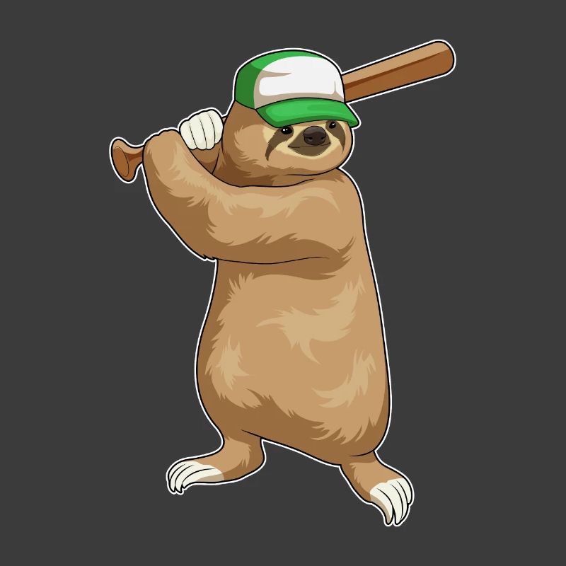 Sloth Baseball Batte de Baseball