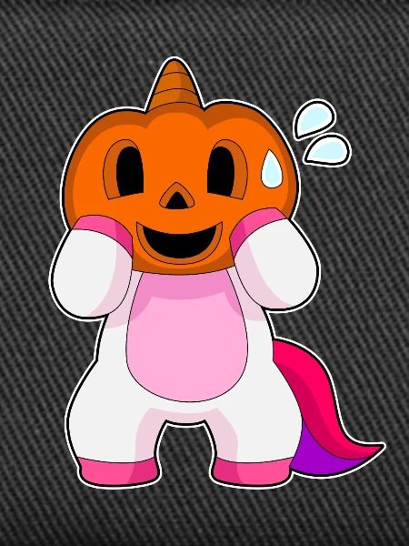 Einhorn Halloween Kübis