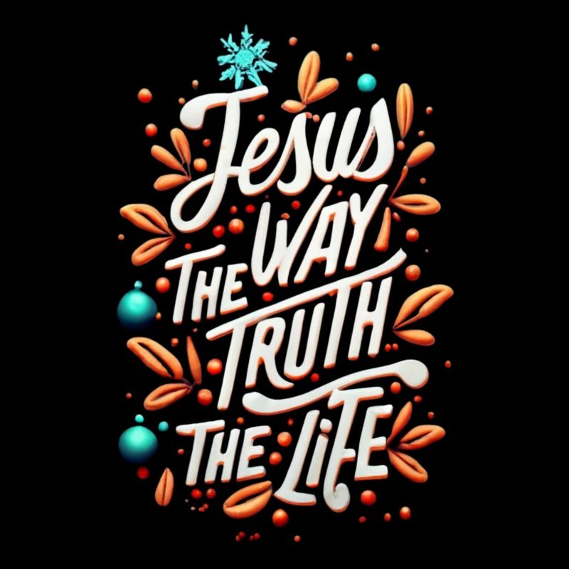 Typographie de la vie vérité de la vie de Jésus