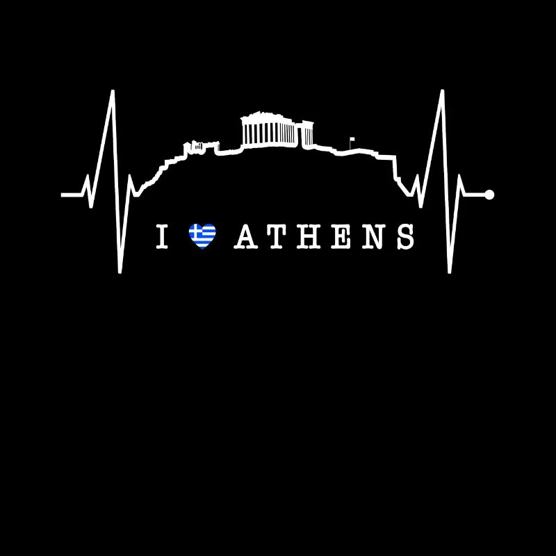 Athènes Skyline Heartbeat Grèce Acropole